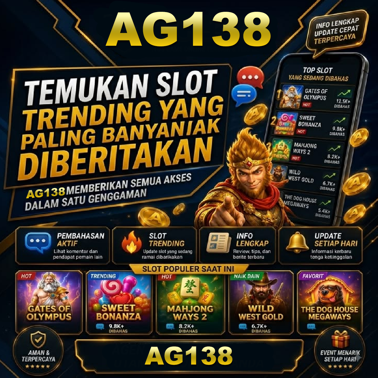 AG138: Portal Slot Online dengan Pilihan Permainan Lengkap